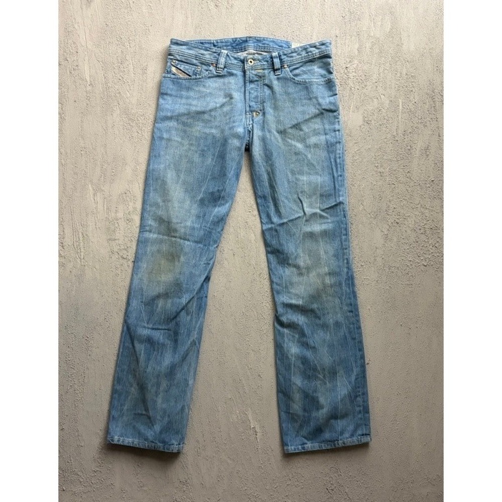Diesel Shazor Jeans 34x32 Blue Y2K Straight Leg Denim